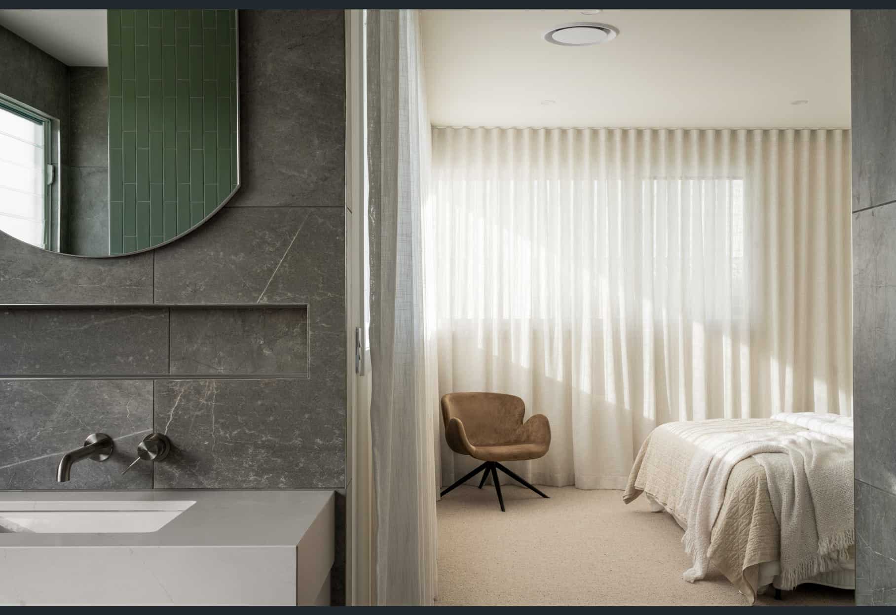 Siera - New Home - 95 Philip Street, Hawthorne - shows ducted vent on ceiling in bedroom